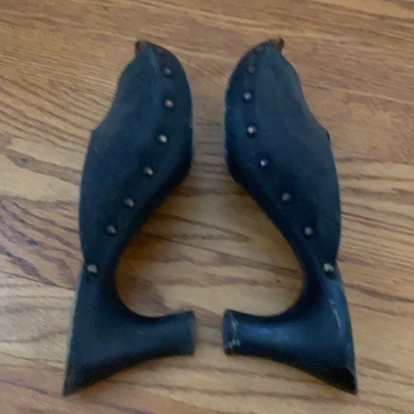 Reinhard Plank black leather clogs - Picture 5 of 5